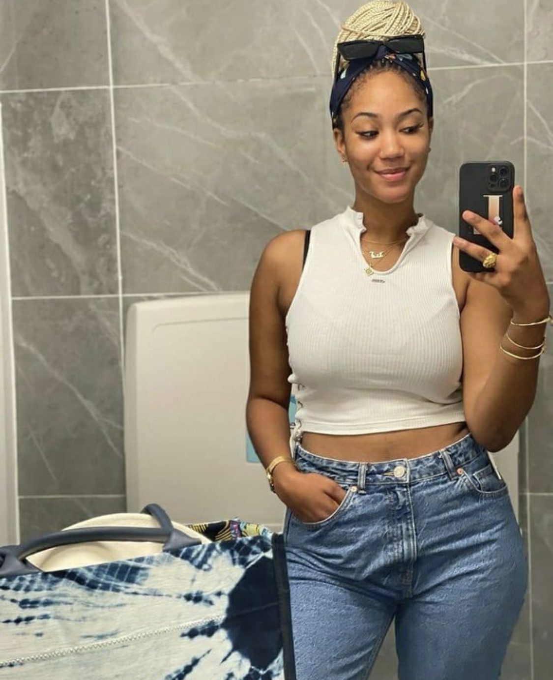 L'actrice Angèle de la série "Impact" de Marodi TV