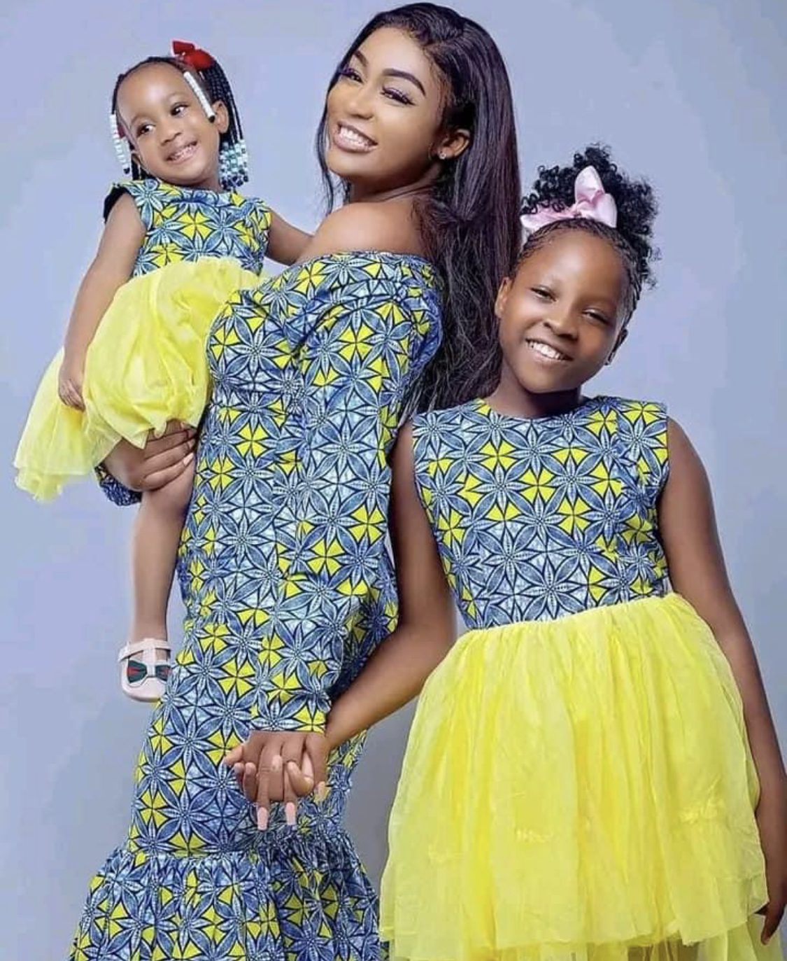 Muriel Blanche et enfants