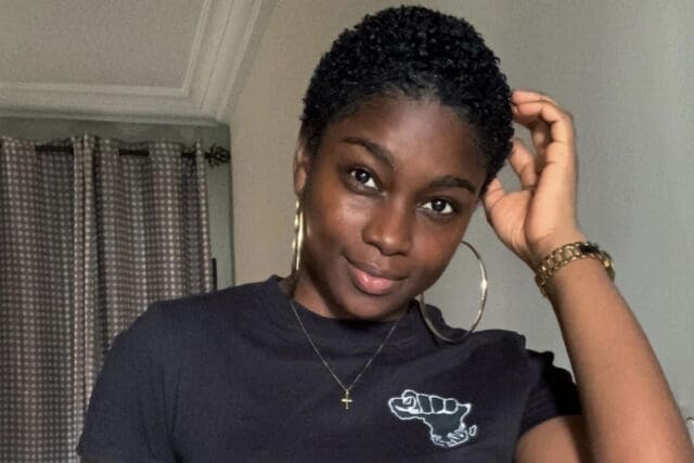 actrice Hortavie Mpondo