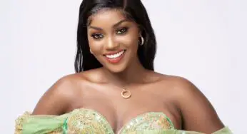 La lumineuse actrice Diarra alias Cathy radieuse dans cette robe